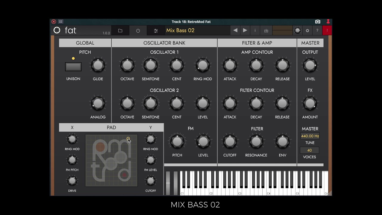 Tracktion RetroMod FAT Patch Demo