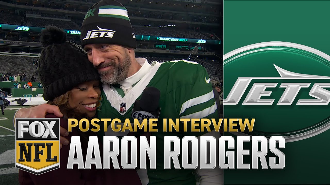 Aaron Rodgers discusses Jets future after dominant win over Dolphins | NFL on FOX