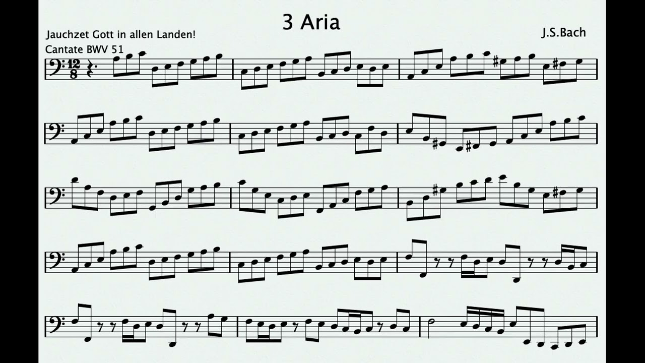 BWV 51 Jauchzet Gott in allen Landen!