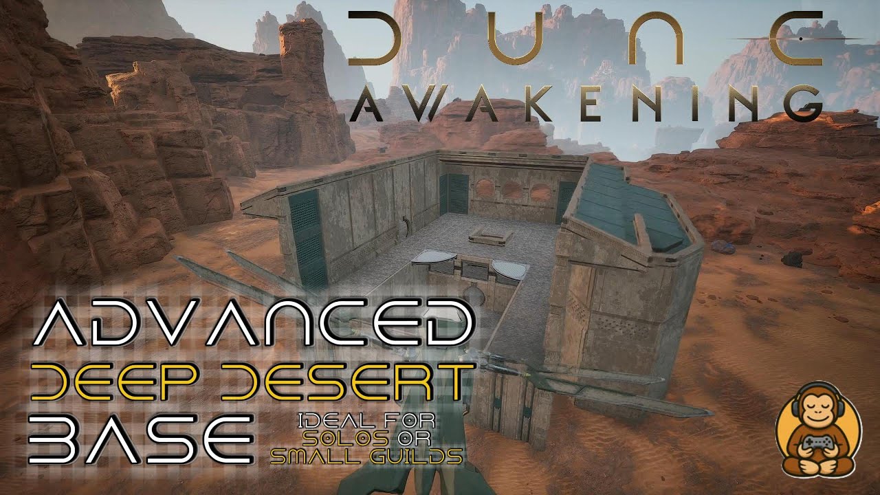 Dune Awakening: Deep Desert Base for Ambitious Solo Players or Small Guilds | Compact & Efficient