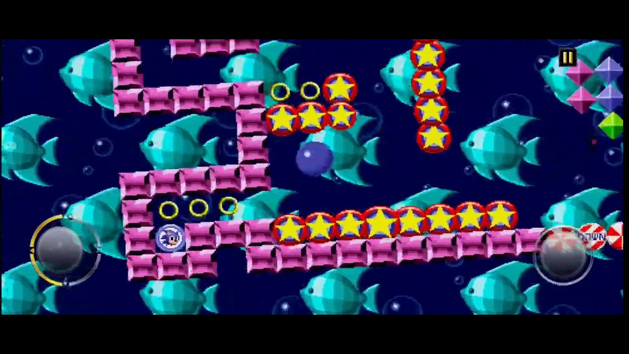 Odd(from odd bot out)'s inside (custom special stage from Sonic 1 mobile)