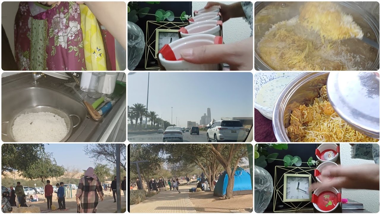 Daily routine with weekend