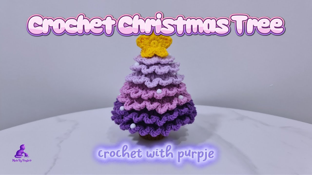Crochet Christmas Tree | crochet with PurpJe