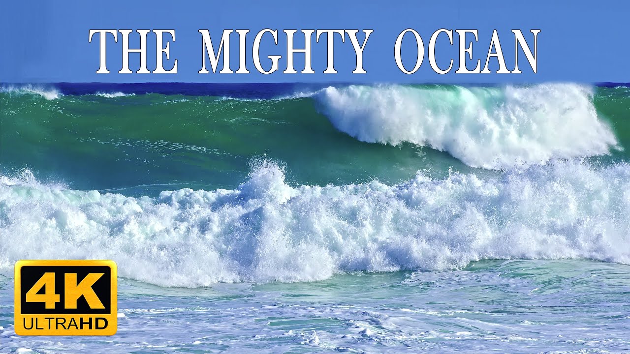 Mighty ocean waves 🌊🌊🌊 The Great Ocean Road. 4K UHD ASMR video
