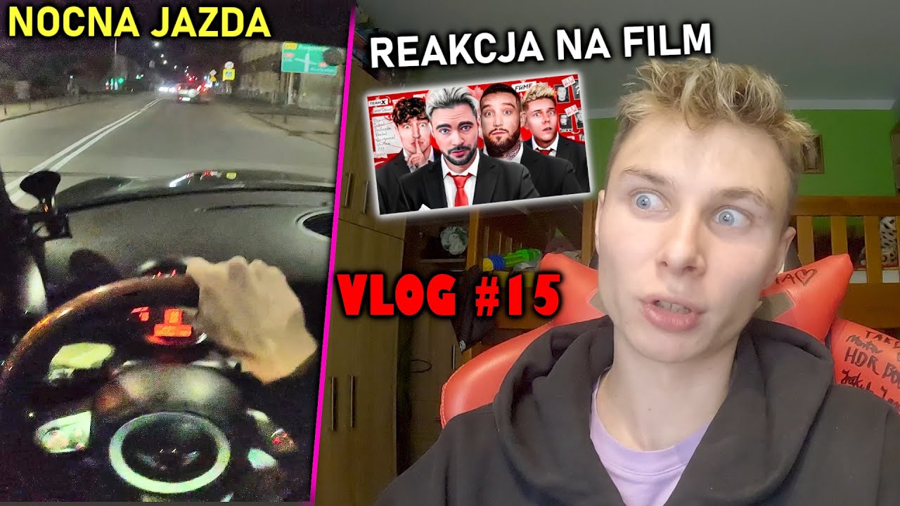 REAKCJA NA FILM KONOPA + nocna jazda ;D VLOG#15 | Matełko