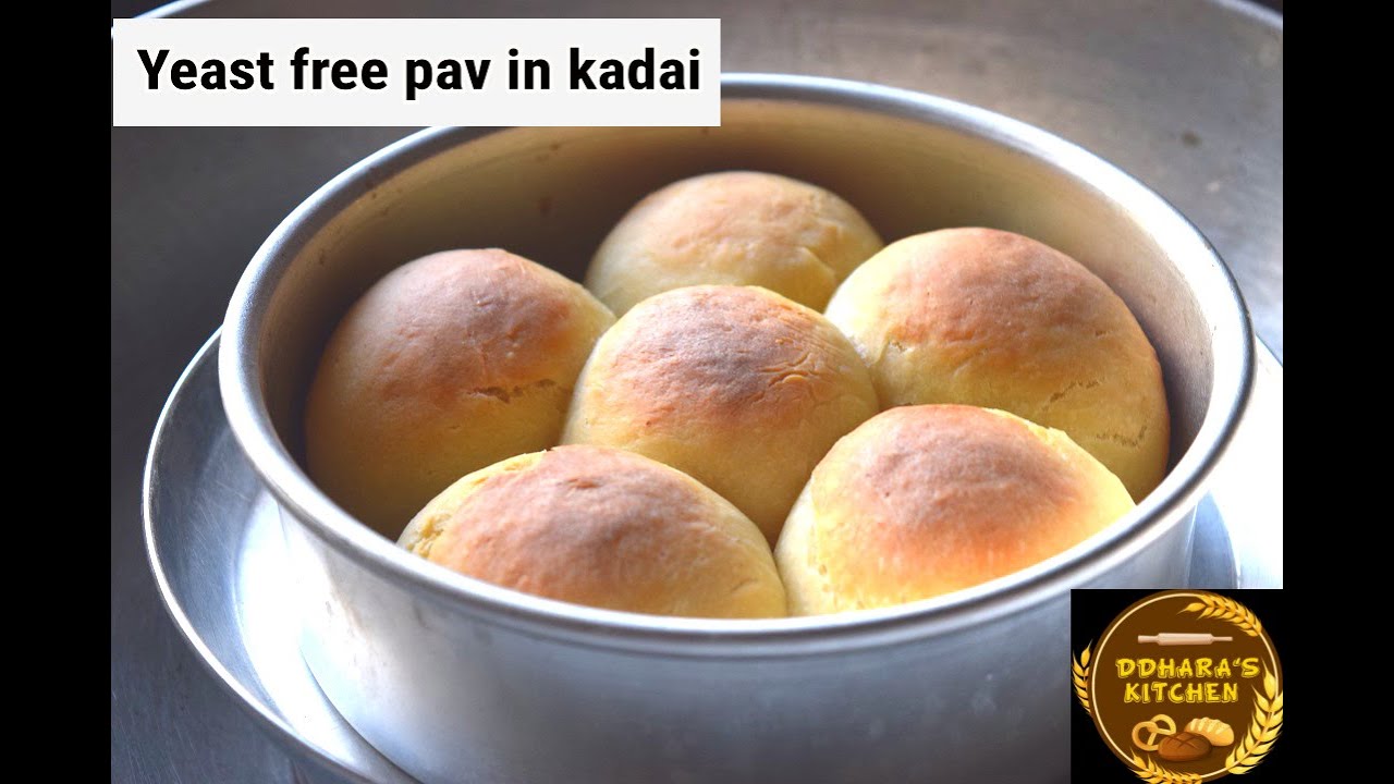 बिना यीस्ट के कढ़ाई में पाव बनाने का सरल तरीका | YEAST FREE PAV RECIPE IN LOCKDOWN