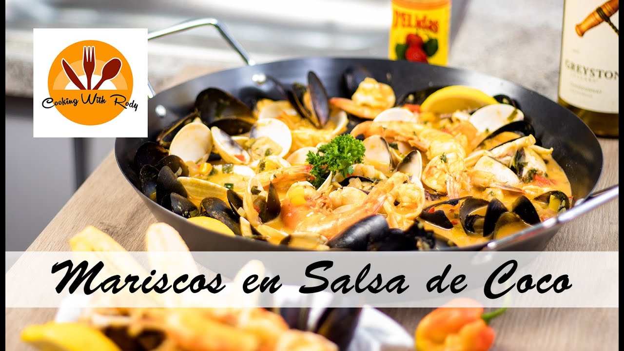 Mariscos en Salsa de Coco