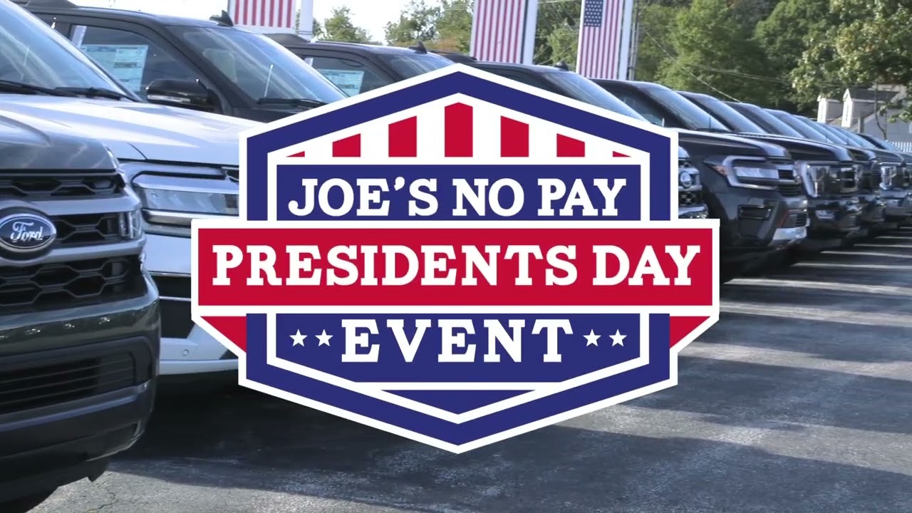 Keep your PRESIDENTS in your POCKET…During Joe’s NO PAY PRESIDENTS DAY Event at Sheridan Ford!
