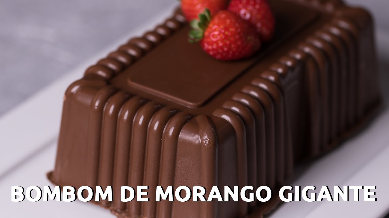 COMO FAZER BOMBOM | BOMBOM DE MORANGO GIGANTE | Receitas Tá na Hora #61