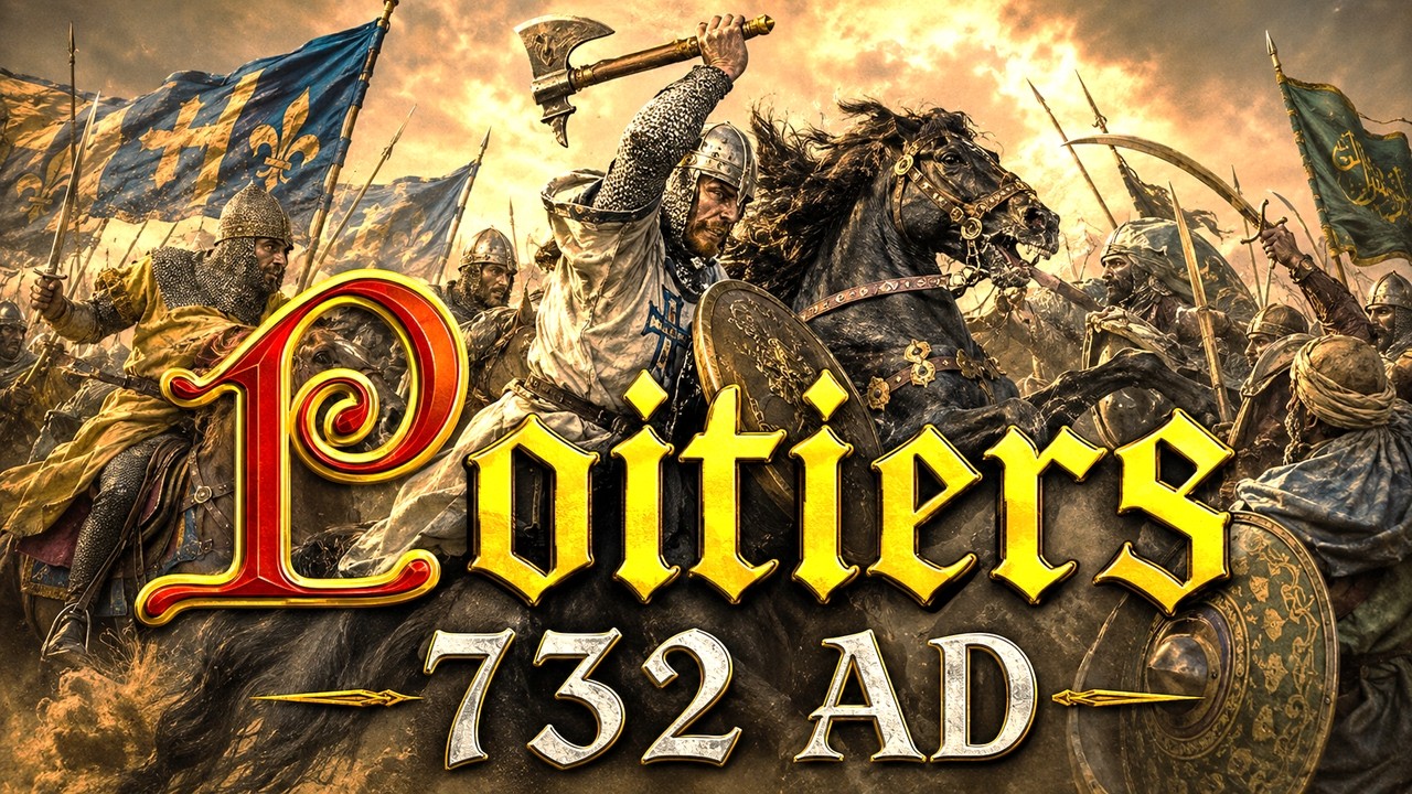 A Batalha de Poitiers - 732 A.D. (ou Batalha de Tours)