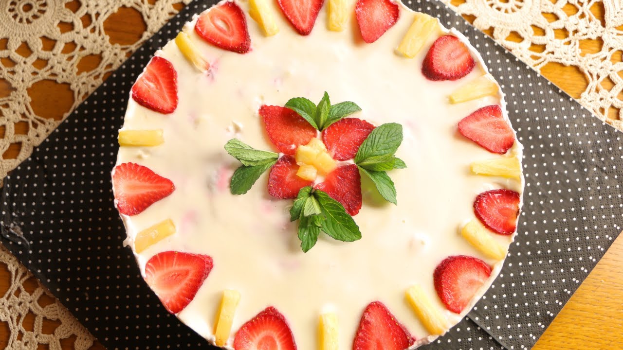 BRZA TORTA kao sladoled. PLAZMA JAGODE. Voćna torta za koju će vam tražiti recept. Hit na internetu.