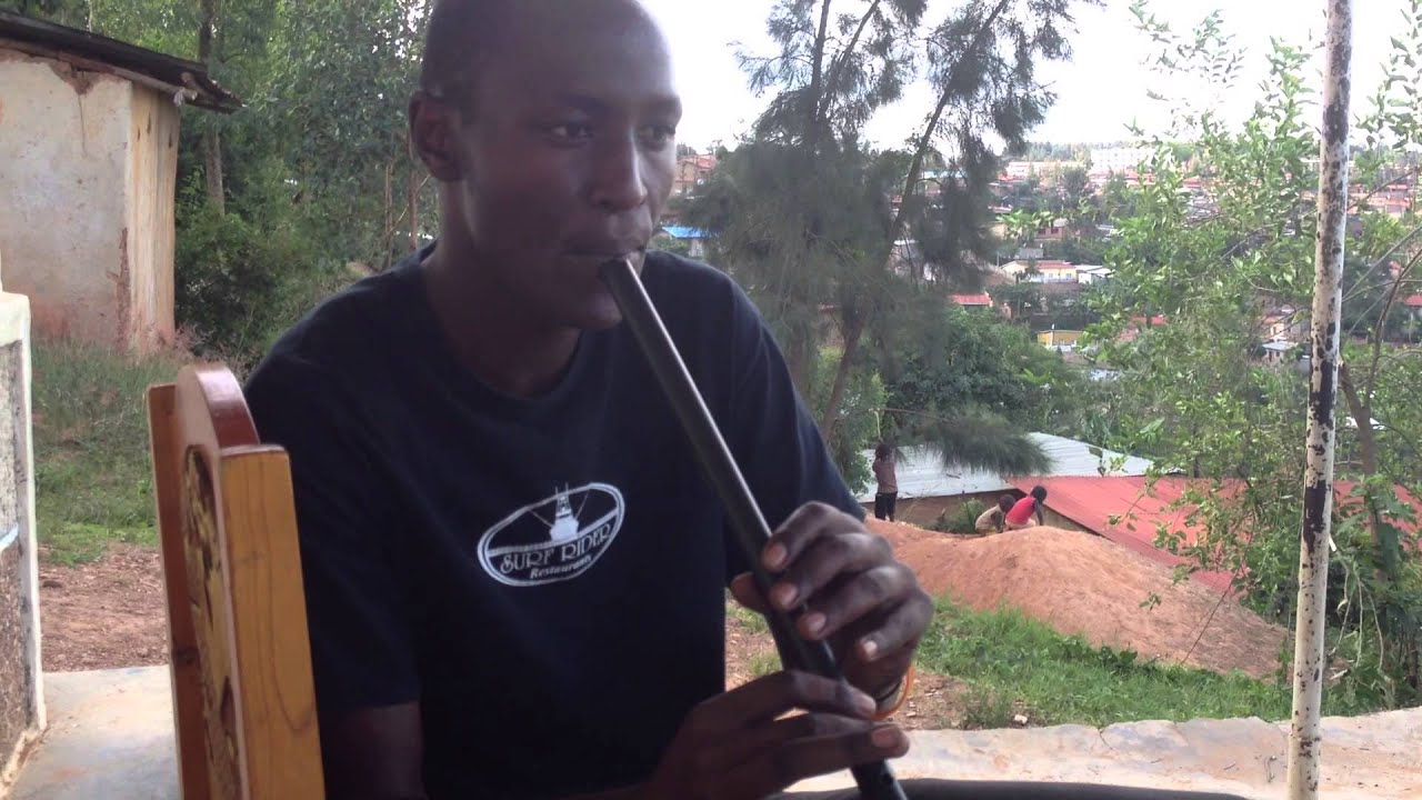 Jeff Nkotanyi -  the flute player in Kigali