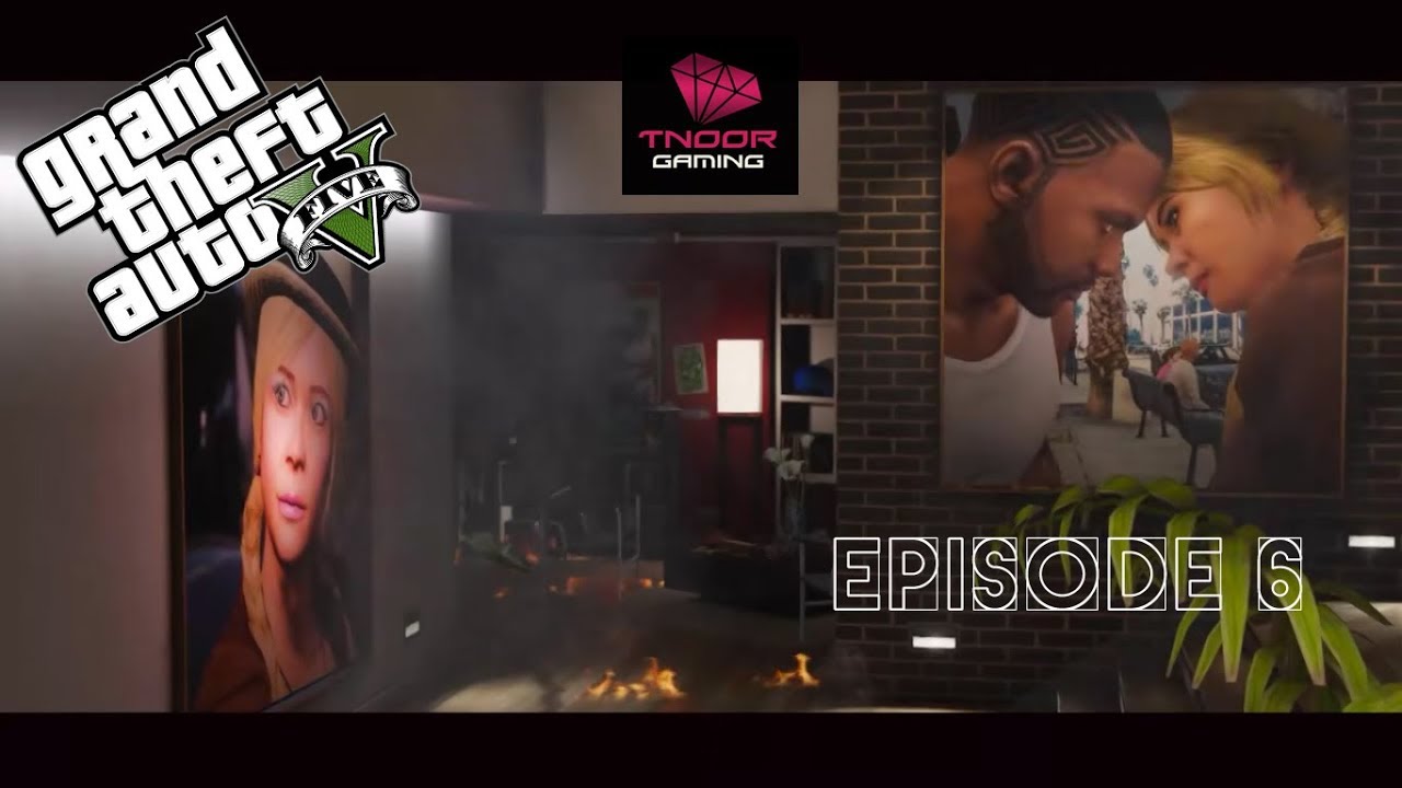 Episode 6 : Trevor And Michael burned Franklins house  GTA V machinima.