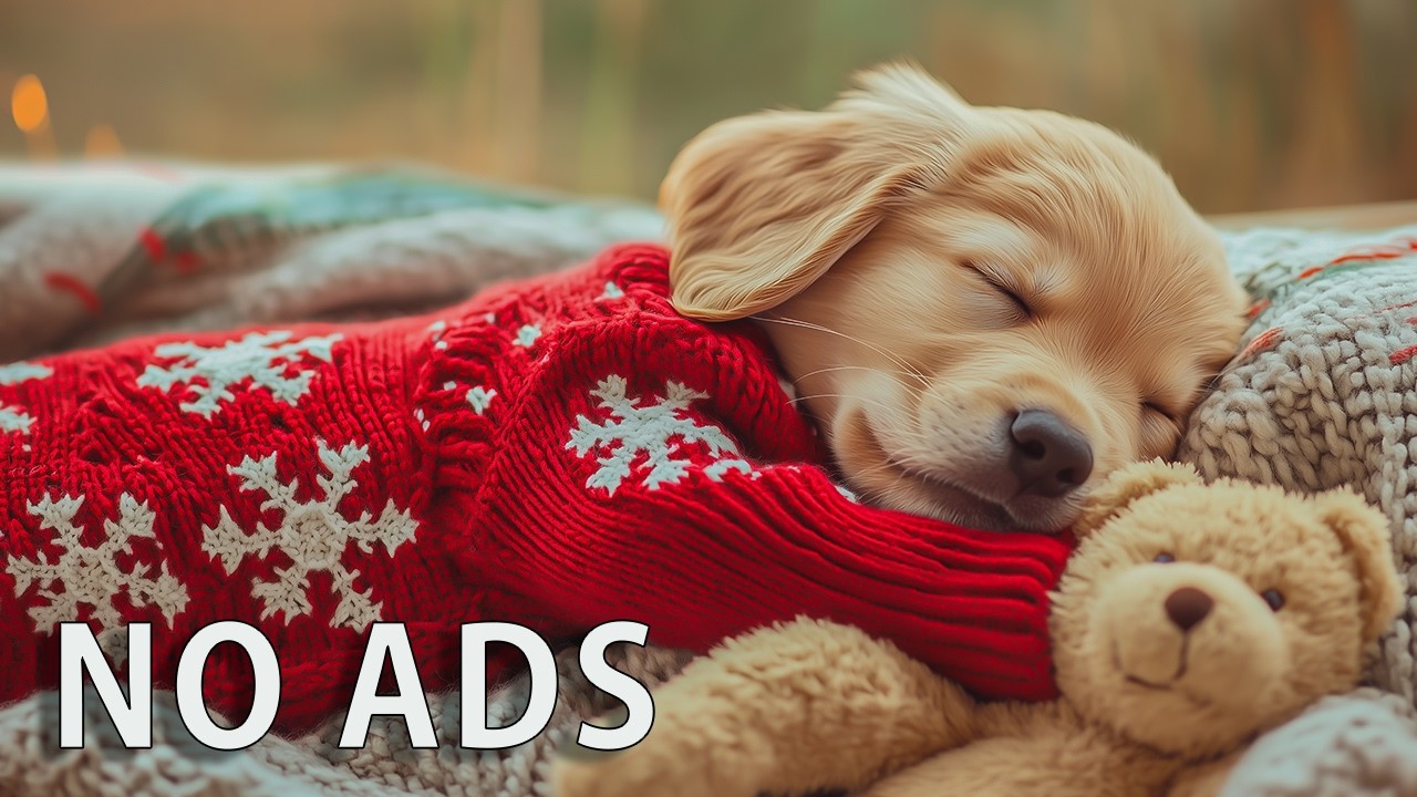 12 HOURS of Dog Calming Music 🐶🌸 Gentle Relaxation Waves 🎶 Create a Peaceful Space 💤 No Ads