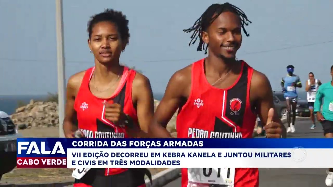 Corrida das Forças Armadas reúne militares e civis em Kebra Kanela | Fala Cabo Verde
