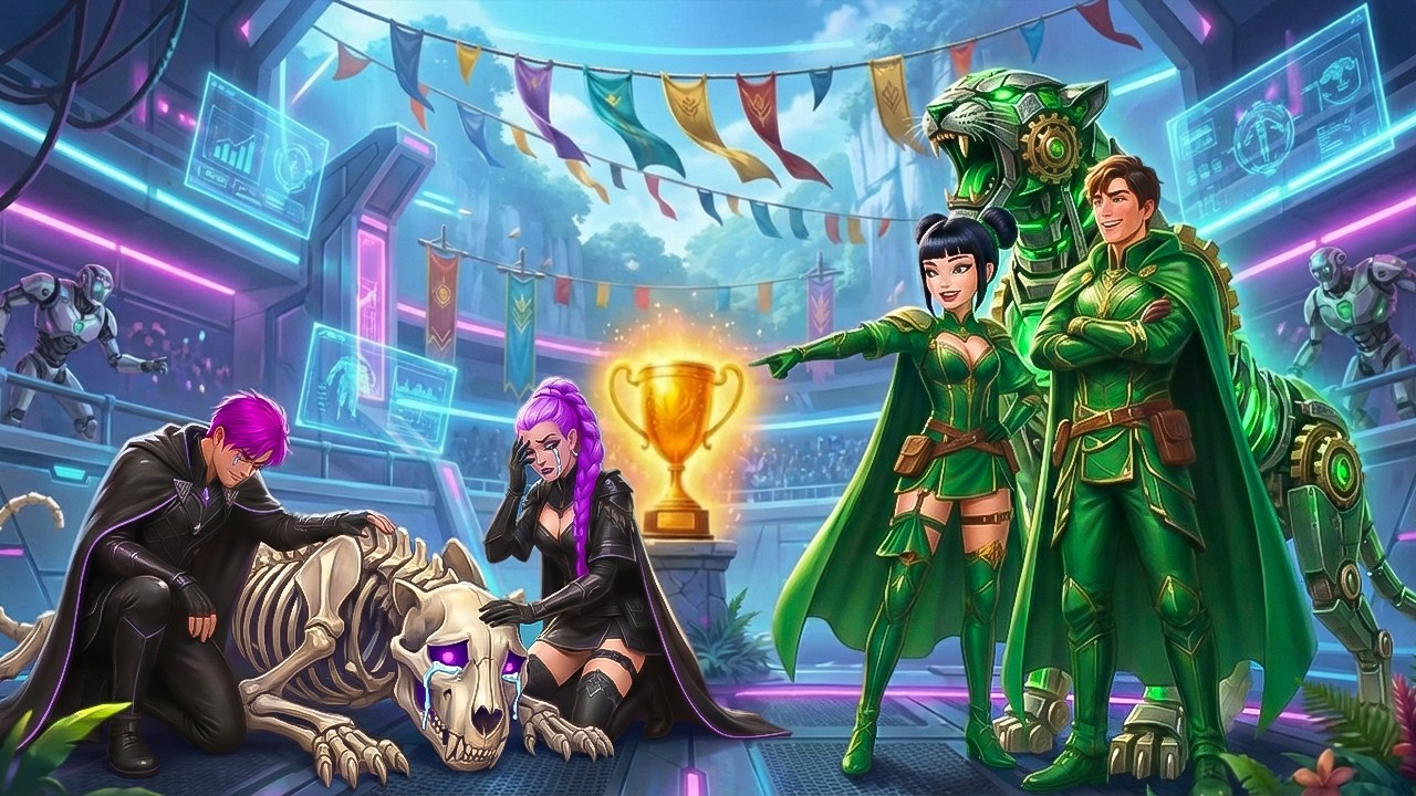 🐆🏆 Golden Family VS Pink Family: RUMI Wins Magic Leopard Racing Championship | KPOP Demon Hunter