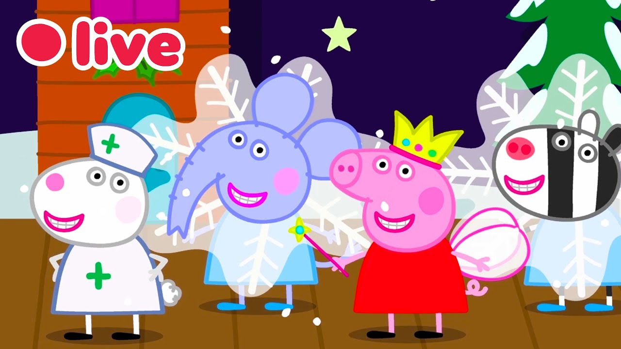 🔴 EN VIVO Peppa Pig 🎄 Episodios de Navidad! ❄️ Diversión de Invierno | Peppa Pig Español Latino