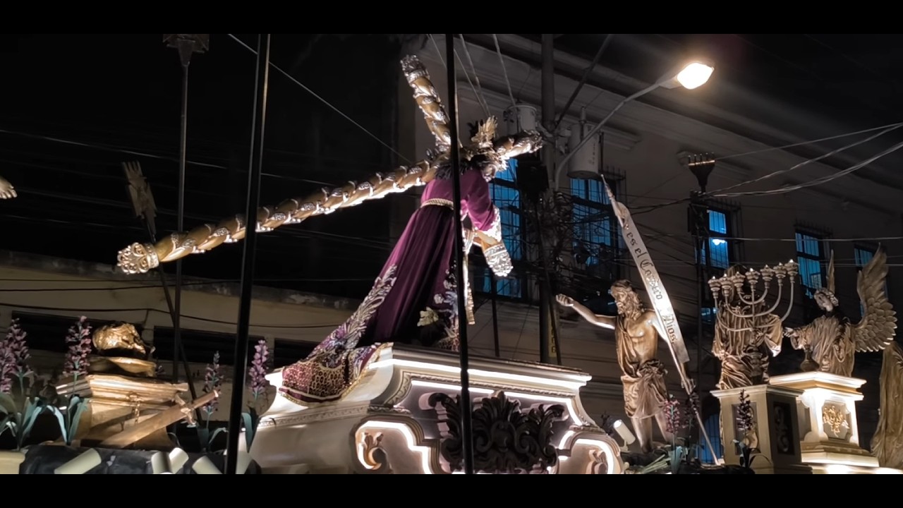Semana Santa 2026 Guatemala: Procesión Jesús Nazareno de la Justicia, Templo El Calvario, zona 1