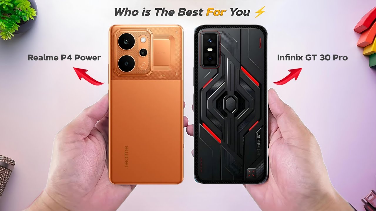 Realme P4 Power Vs Infinix GT 30 Pro - Which One is Batter For You ⚡