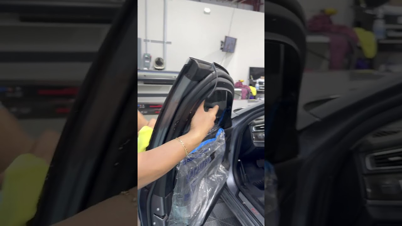2011 BMW 740i Instalar Tint/Polarizado sin Remover panel.