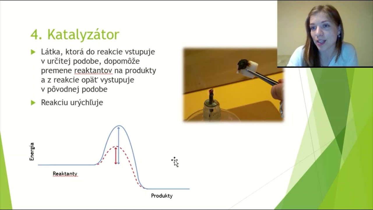 Ovplyvňovanie rýchlosti chemickej reakcie - Ústav materiálov a mechaniky strojov SAV