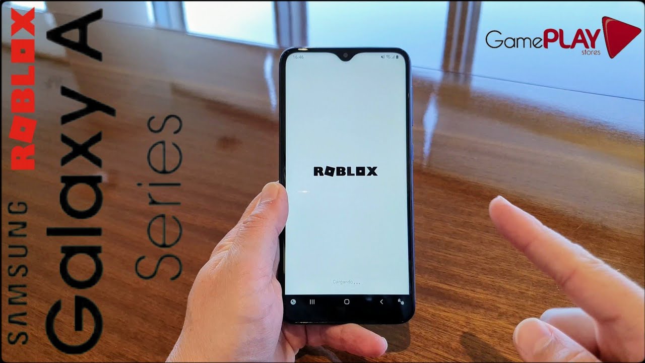 PROBAMOS ROBLOX EN EL EQUIPO SAMSUNG A10 MAS AJUSTES DE PANTALLA COMPLETA