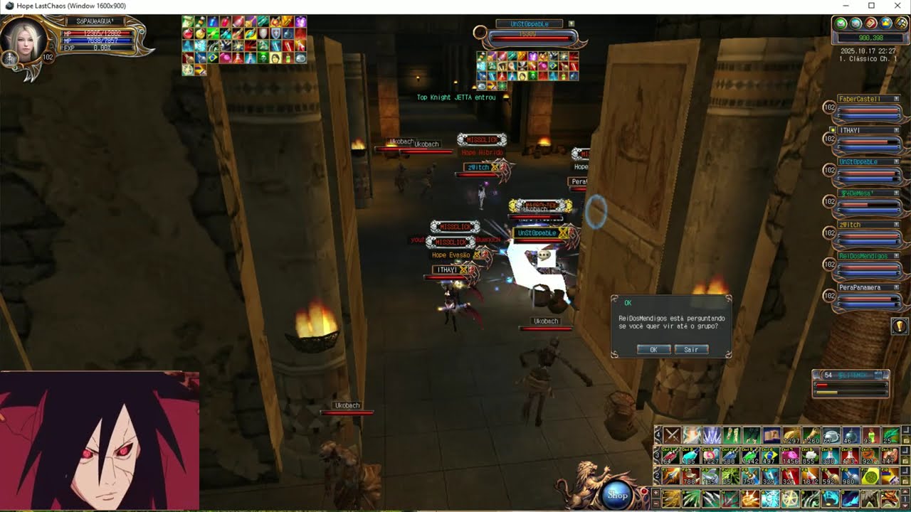 Hope Last Chaos - PvP no CUBE/Sepulcro/Juno (Uphir)