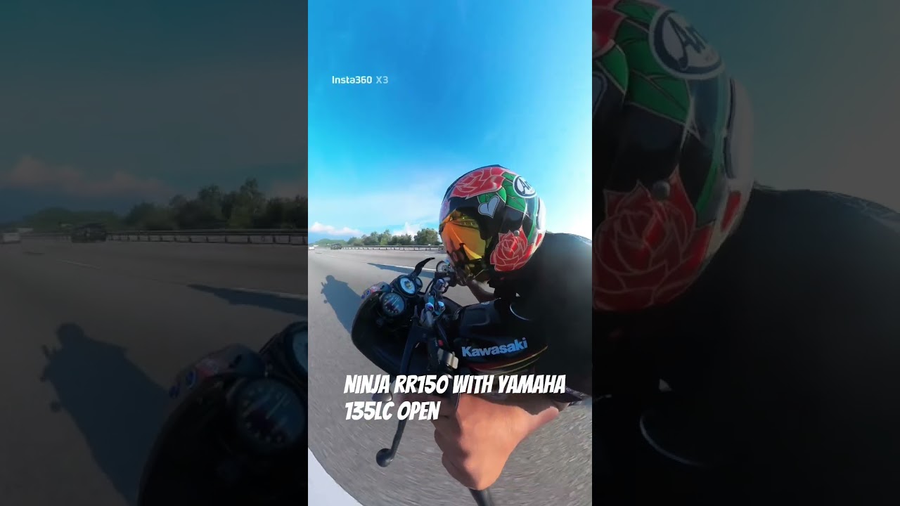 135lc with rr150 #racing #yamaha135lc #kawasakirr150