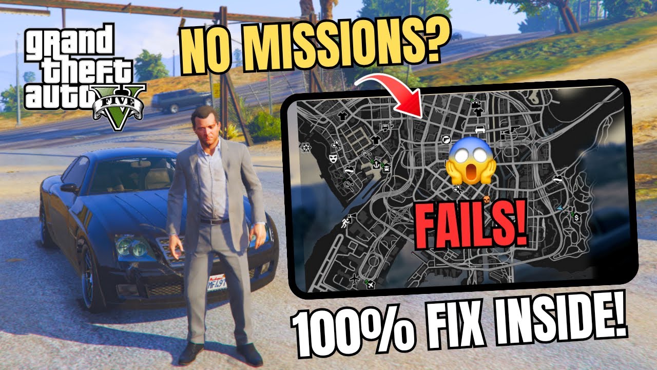 How to Fix GTA 5 Missions not Showing Up? | 100% Working Fix! | Urdu Hindi