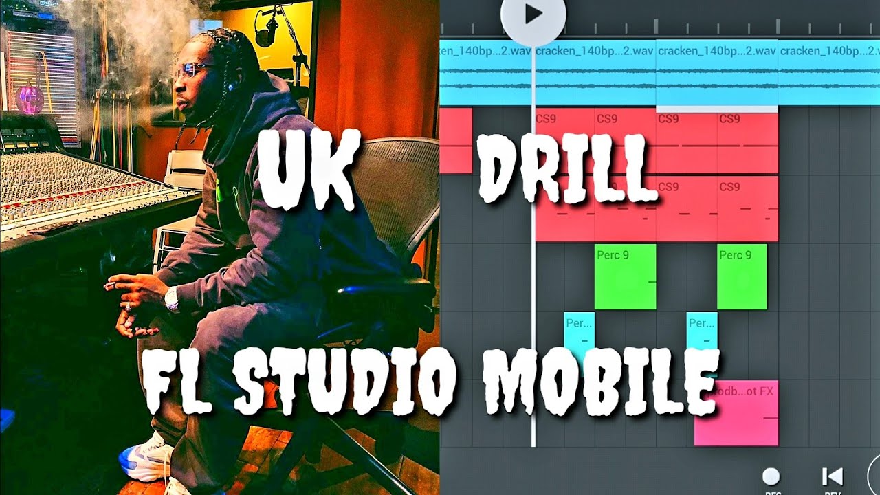 How to make a UK Drill Type Beat on Fl Studio Mobile | (Pop Smoke, CJ)