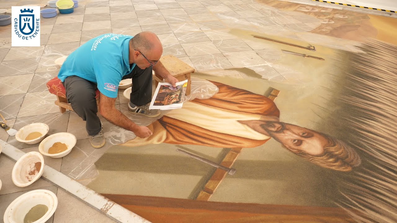Las alfombras de la Orotava, Tenerife, Islas Canarias.