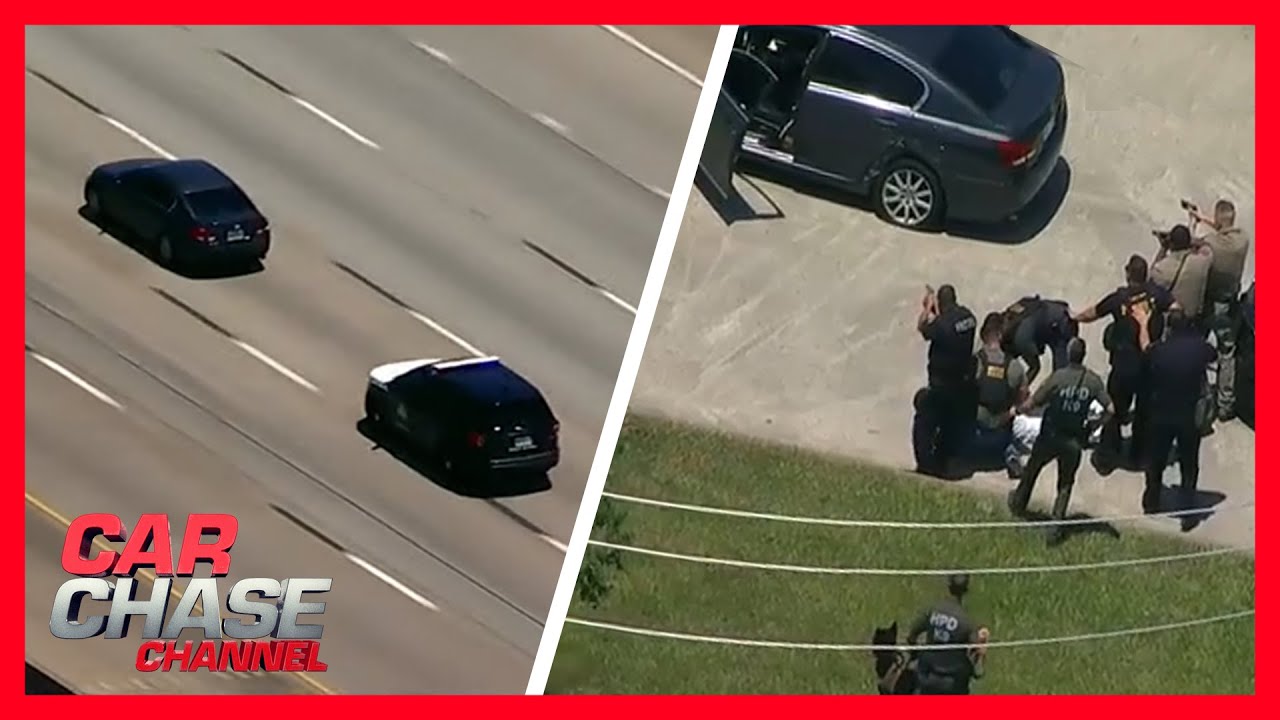 FULL POLICE CHASE: Hour long chase ends with dramatic arrest | Car Chase Channel