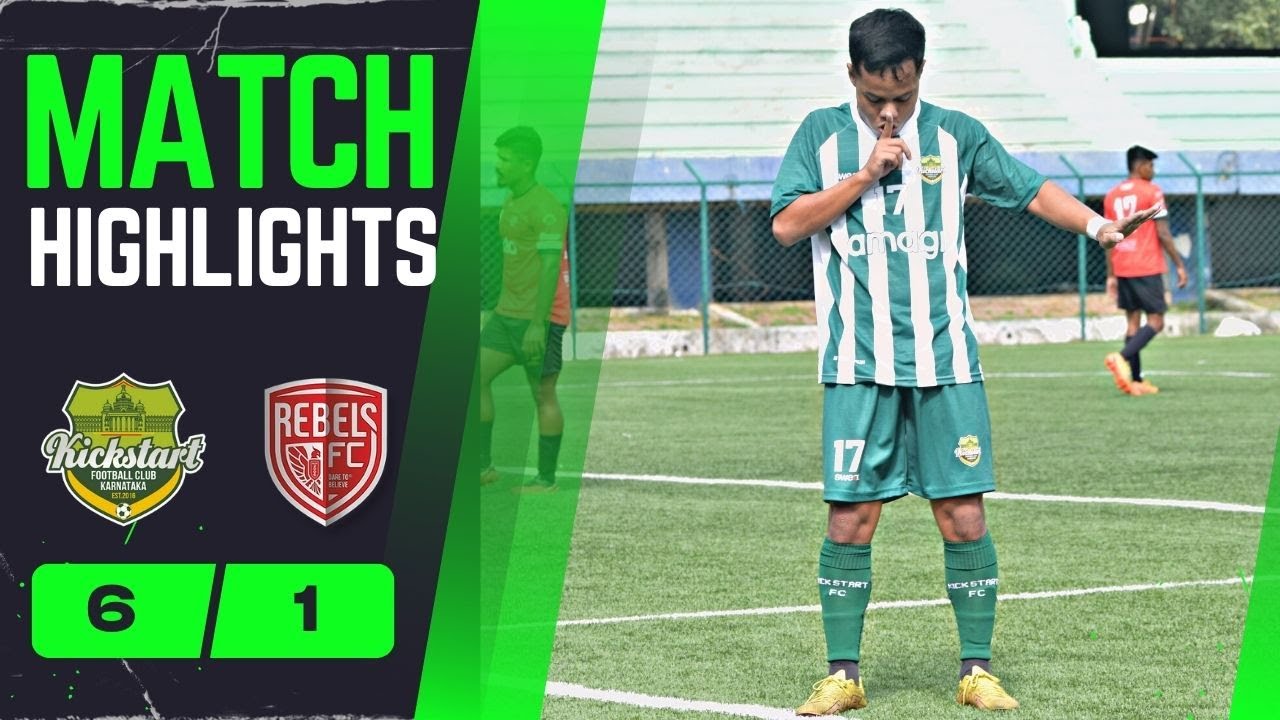 Kickstart FC 6 - 1 Rebels FC | BDFA Super Division | Match Highlights