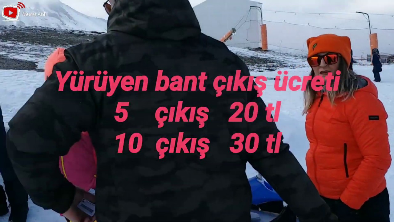 Hacılar Kapı Erciyes Kayak Merkezi Kızak ve Yürüyen Band Fiyatları