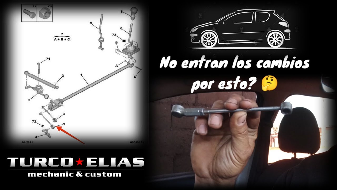 Problemas en palanca de cambios Peugeot 206
