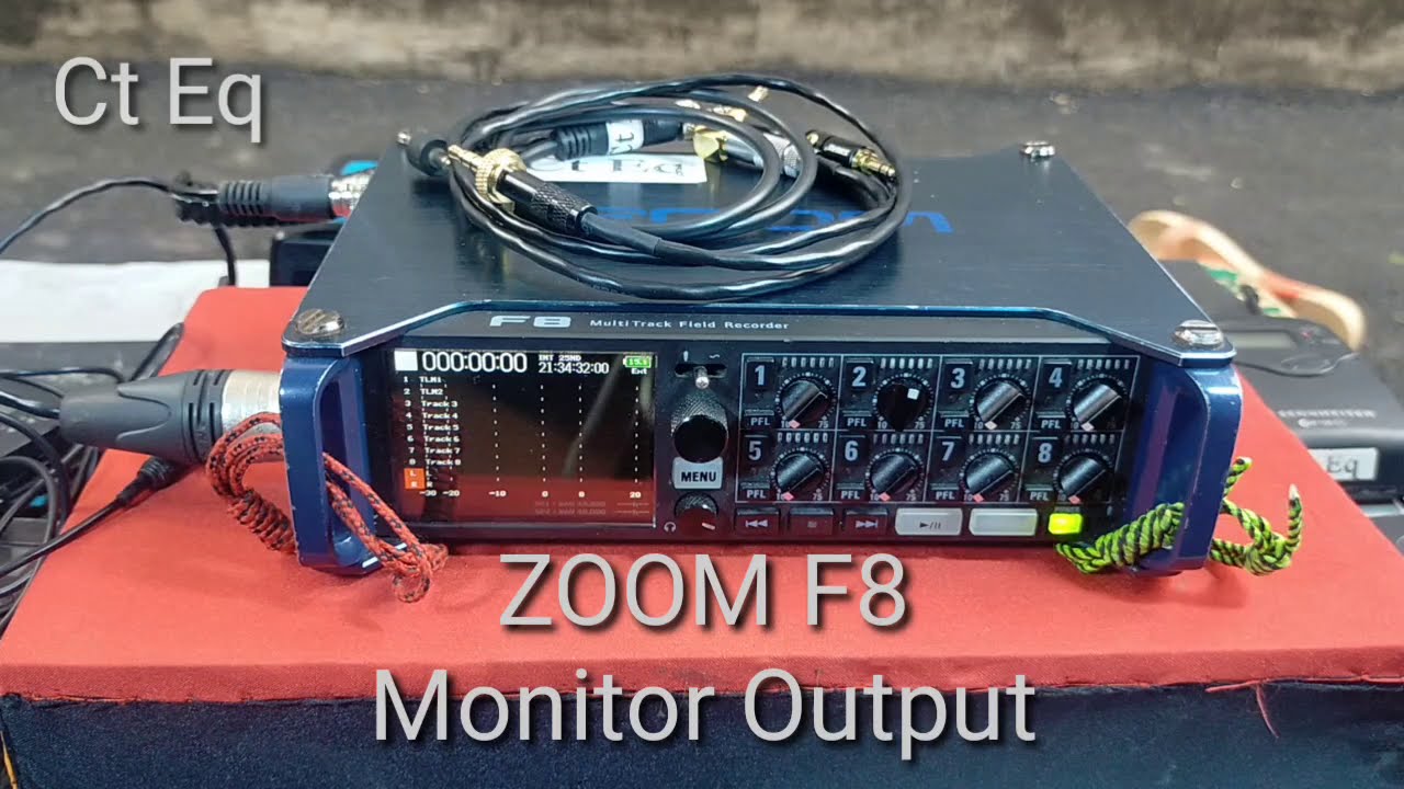 Recording Zoom F8 Set Up Output Sub Out #ZoomF8 #sounds #audio