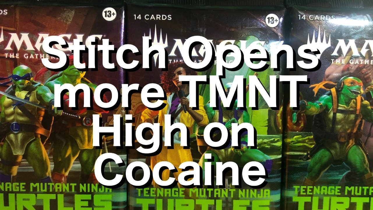 Round 2 of TMNT booster packs goes better than round 1. Dirty joke unedited.