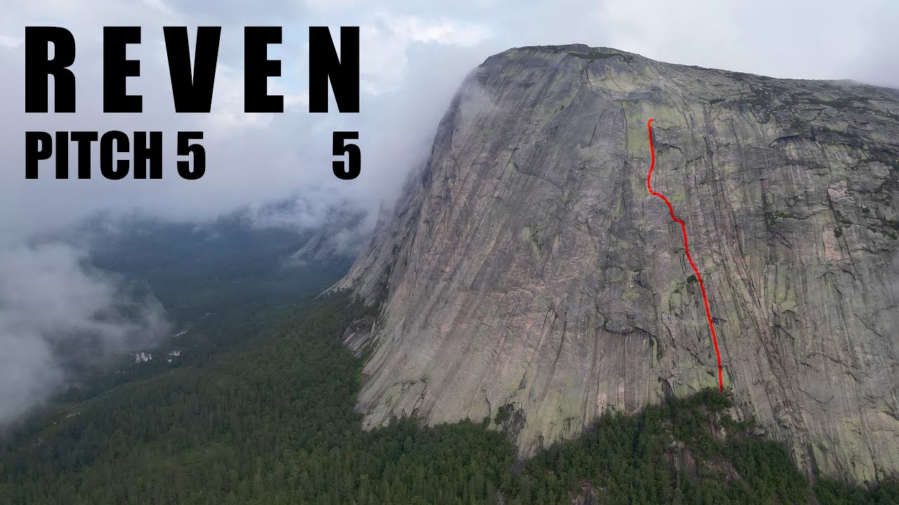 Snake Dike runouts: Reven, Pitch 5 (5), Hægefjell | POV Trad Climbing