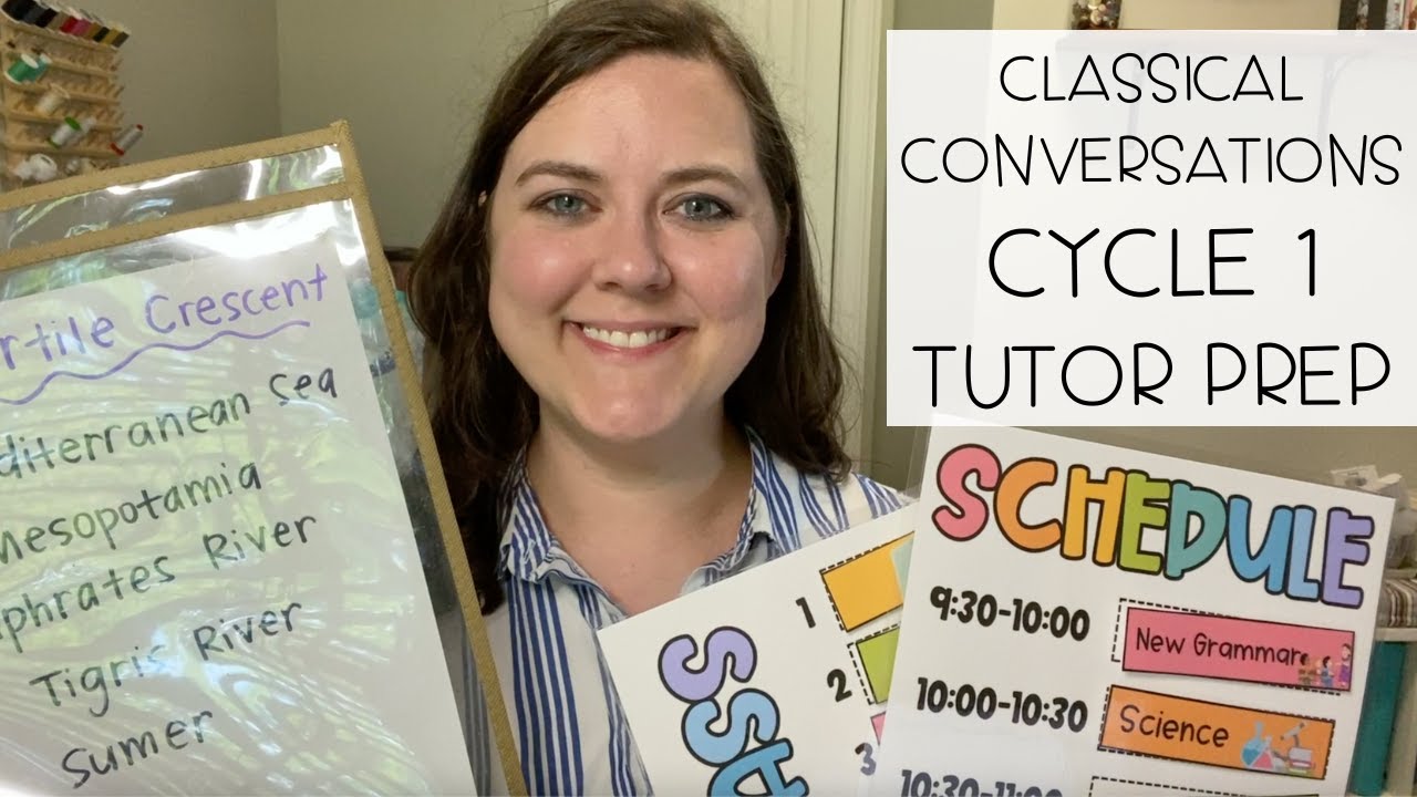 TUTOR PREP for Classical Conversations CYCLE 1 | Getting ready for my first year as a CC tutor