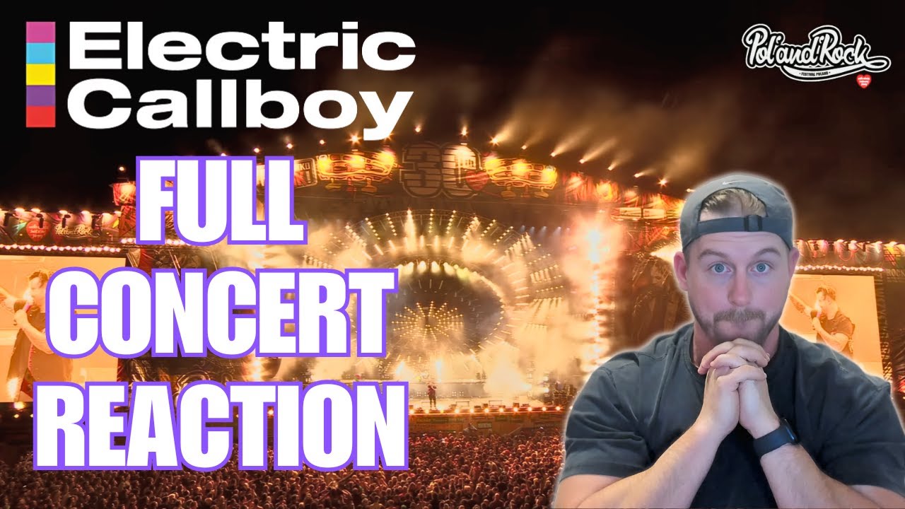 We watched a FULL Electric Callboy Concert LIVE - Pol'and'Rock 2024 (FULL CONCERT)