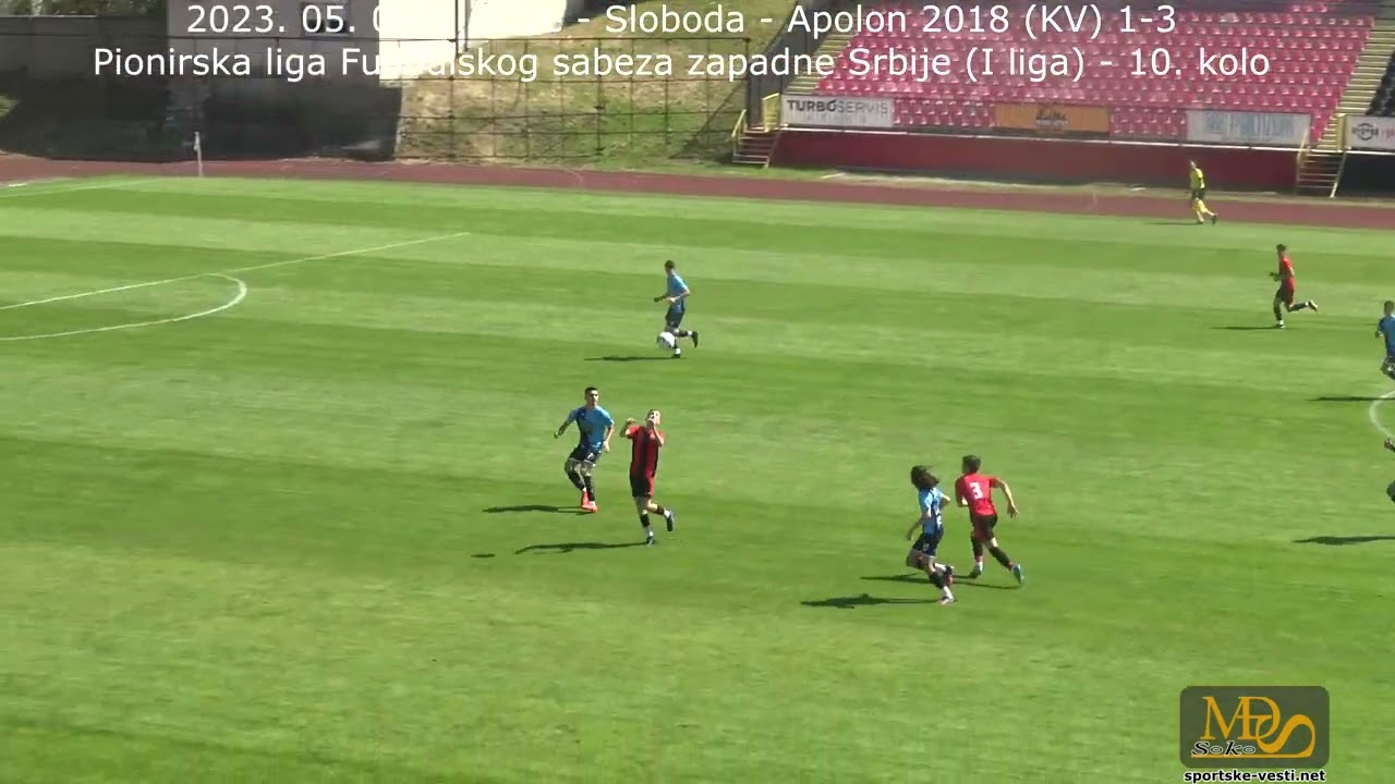 2023. 05. 06. - Uzice - Sloboda - Apolon 2018 (KV) 1-3 - Pionirska liga FS ZS (I liga) - 10. kolo