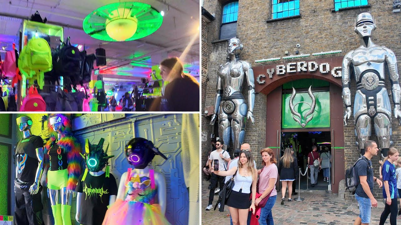 4K Amazing Shopping Tour Cyberdog Camden Town London England UK | World Famous Mothership Store