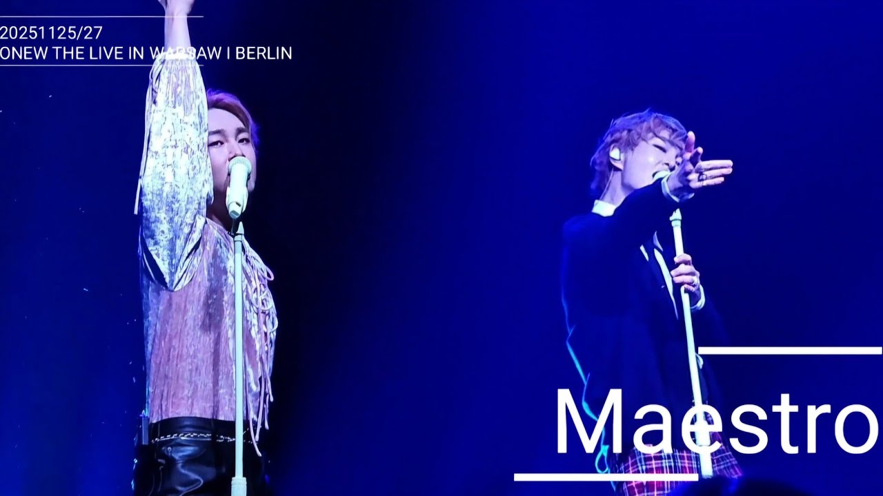 251125/27 마에스트로 Maestro_ONEW THE LIVE : PERCENT in Warsaw🇵🇱 + Berlin🇩🇪 직캠 (Stage Mix)