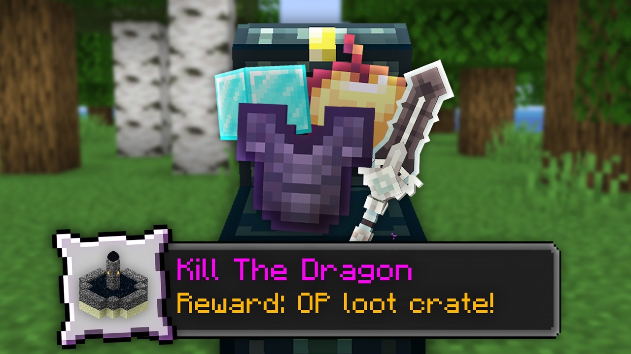 Battle Royale, But Advancements Give OP Items