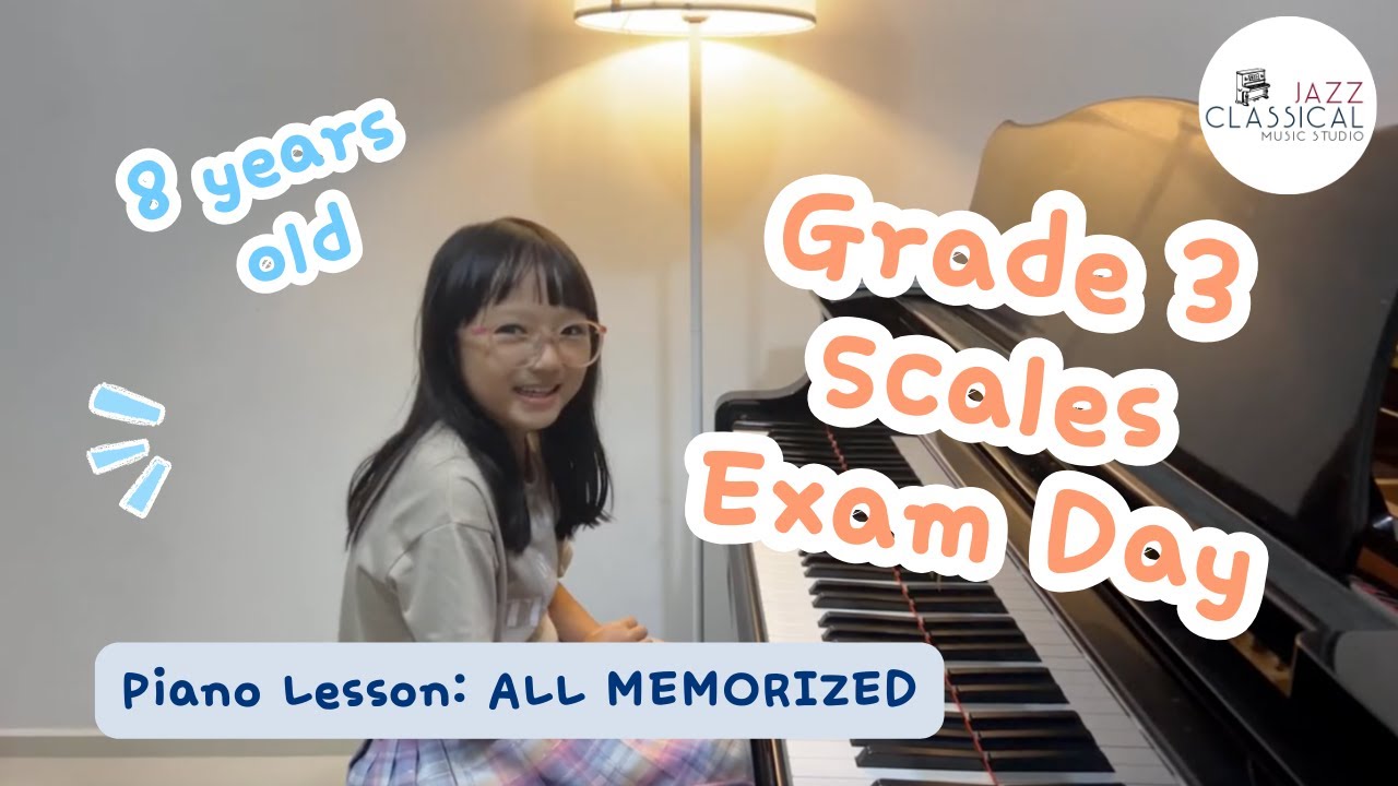 Piano Lessons: ABRSM Scales Grade 3 ft. Gwyneth (8 years old) | JCMS