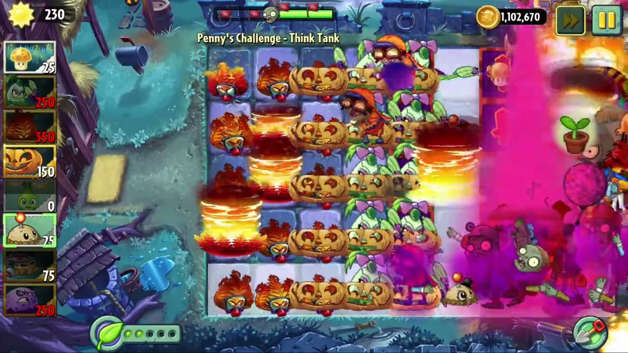 Plants Vs. Zombies 2: Reflourished | Penny's Challenge - Think Tank