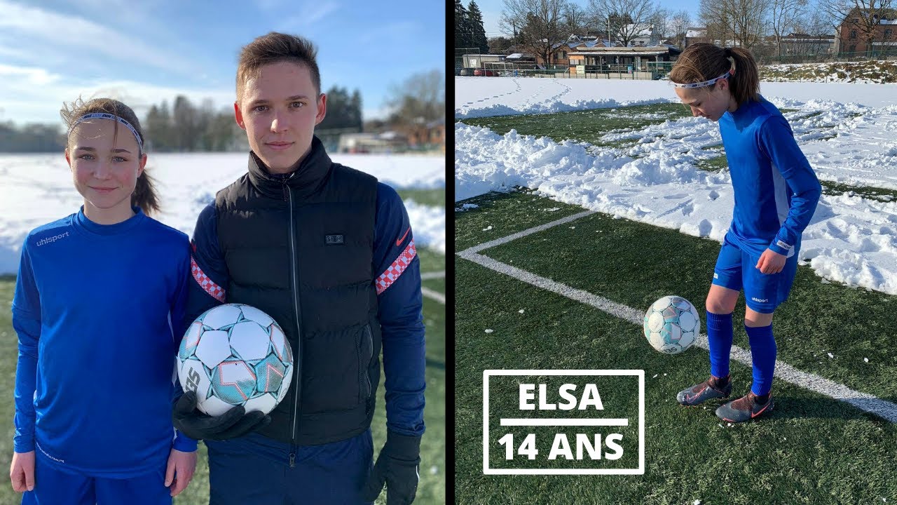 Entraînement technique avec cette joueuse de 14 ans !