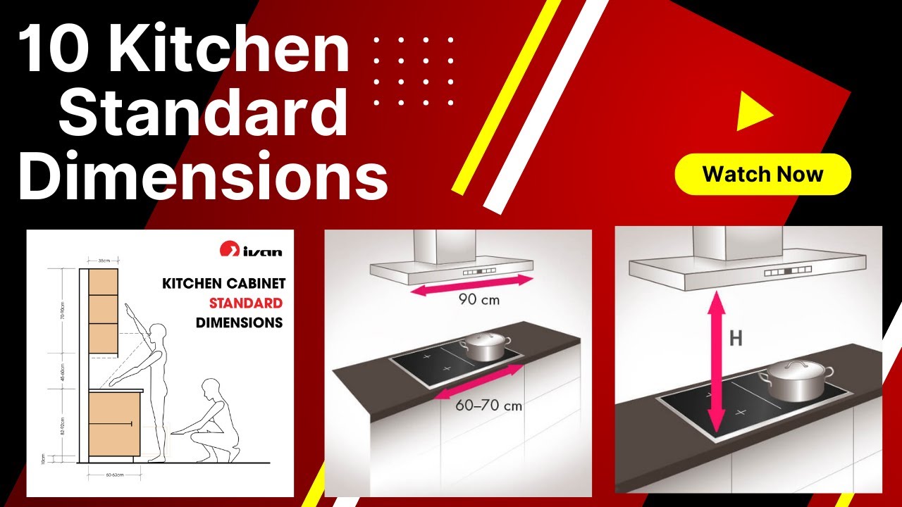 10 key kitchen dimensions you need to know.