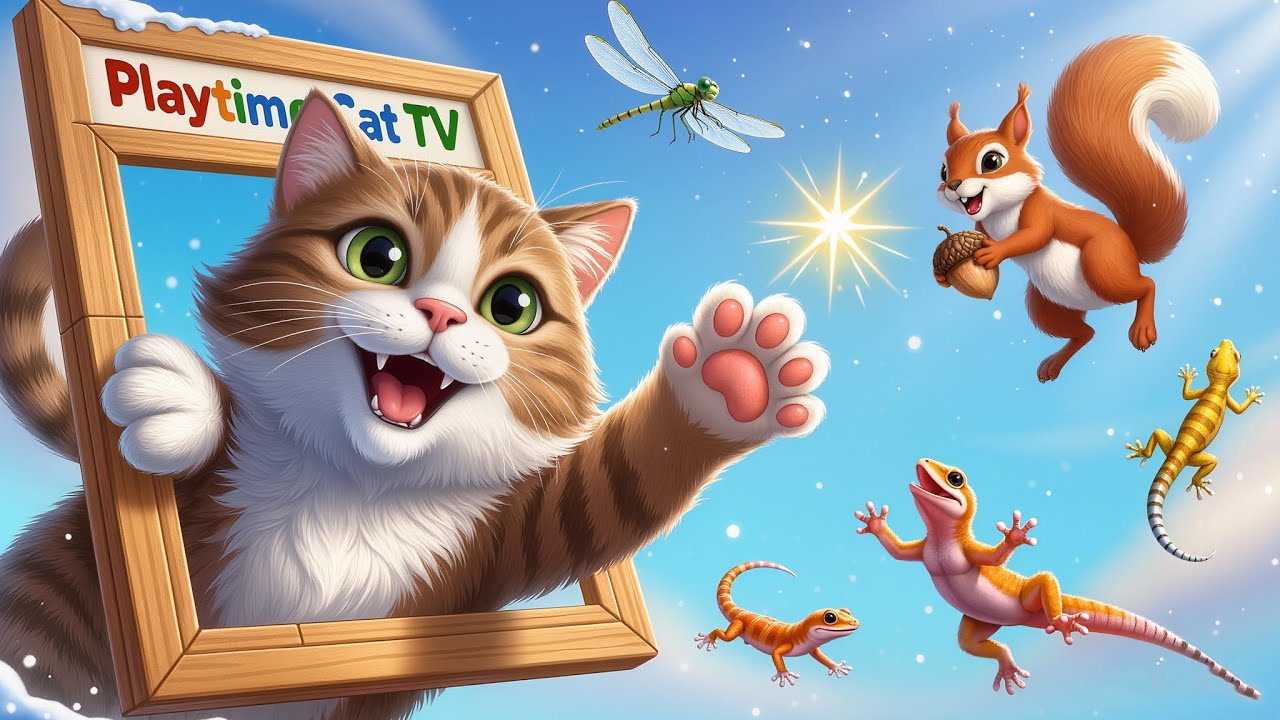 Playtime Cat TV – Cat Games That Keep Cats Entertained Every Joyful Morning Day 122