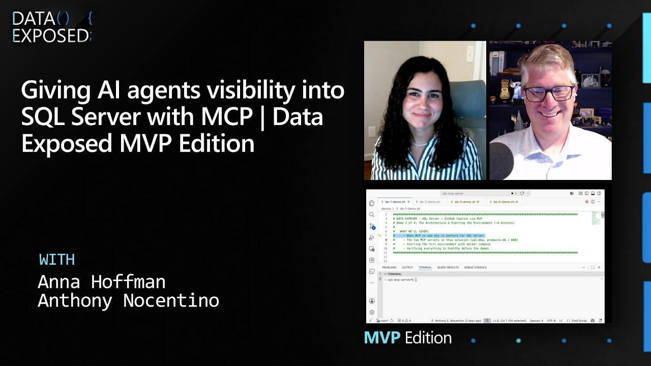 Предоставление агентам ИИ доступа к данным SQL Server через MCP | Data Exposed MVP Edition